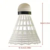 80442fabf3c84fd3a529cb37befc8924-goods.webp 6 Pack Durable Nylon Badminton Shuttlecocks